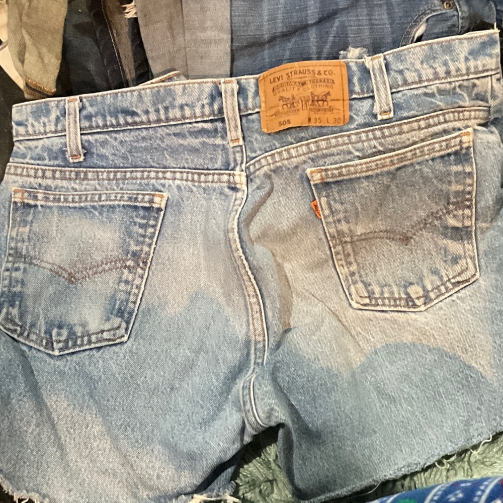 Levi's Classic Blue Denim Shorts